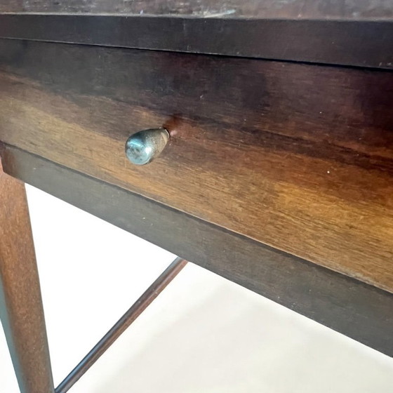 Image 1 of Mid - Century solid wooden serving trolley
