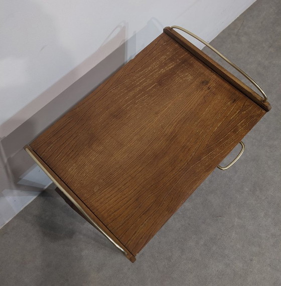 Image 1 of Table d'appoint scandinave en teck, années 1960.