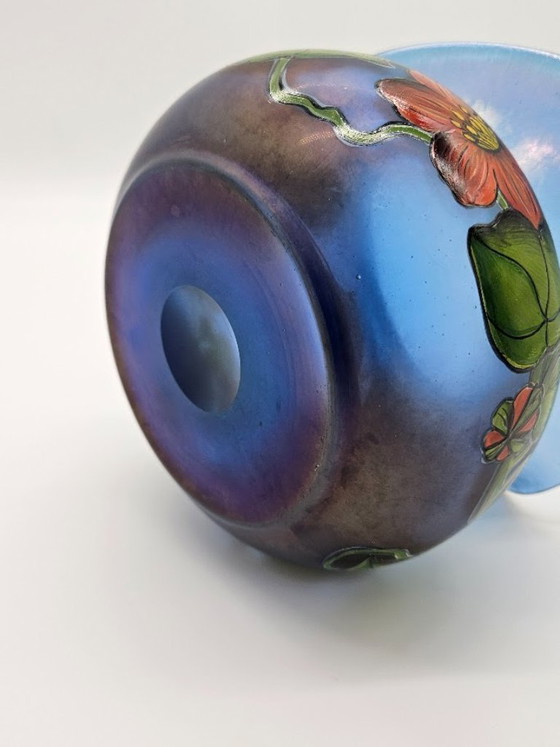 Piccolo Vaso in Vetro Art Nouveau – Glashüttenwerke Buchenau / Betty Hedrich attr. (ca. 1900) – Vasi (photo 8 of 16)