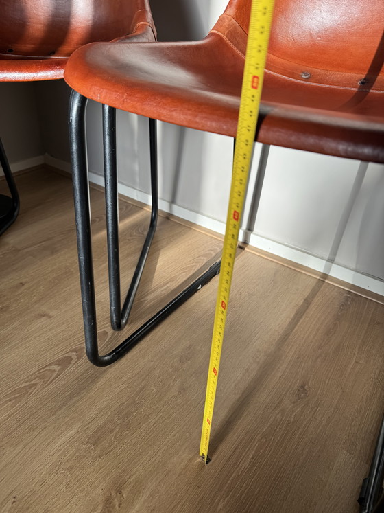 Image 1 of Set aus 2 cognacfarbenen Ledersesseln