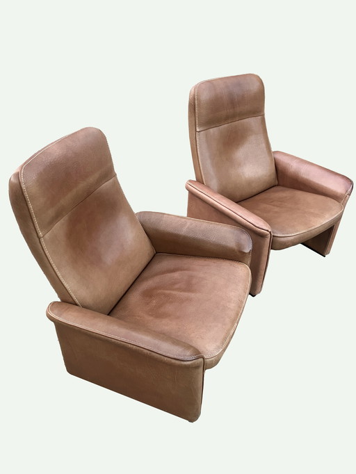 Ensemble de fauteuils relax De Sede DS50