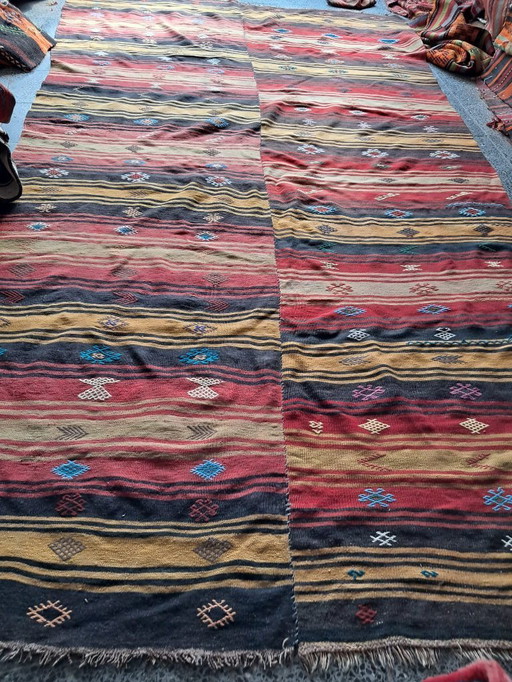 Kilim turco tessuto a mano 340x194 cm