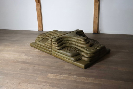 Image 1 of Ubald Klug DS-1025 Terrazza complete sofa set for de Sede Switzerland 1970s