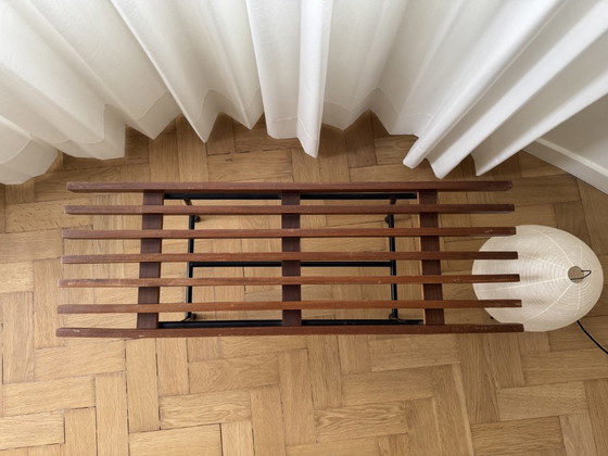 Banc minimaliste italien à lattes de bois, années 1960 – Fauteuils d'appoint (photo 3 of 5)