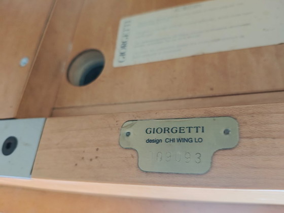 Image 1 of Table de salle à manger extensible de Chi Wing Lo pour Giorgetti, Italie