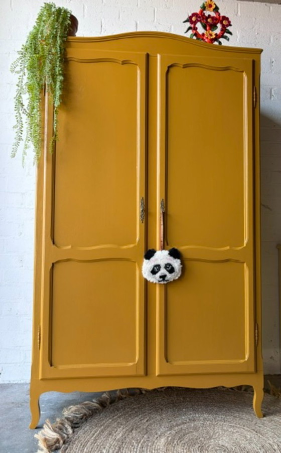 Vintage Antique Girls' Closet, Wardrobe Restyled – Wood (photo 16 of 19)