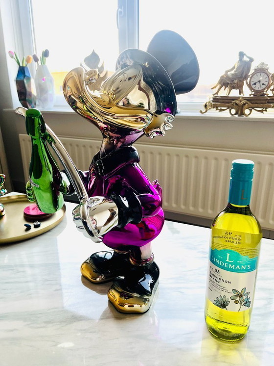 Image 1 of Scrooge McDuck Sculpture Pop Art Luxury Champagne Statue Moët & Chandon