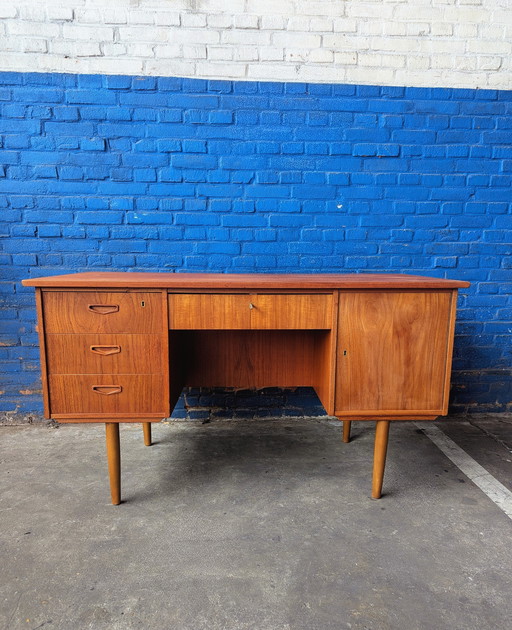 Bureau vintage en teck de Deens
