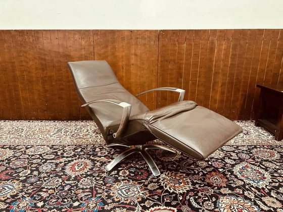 Jori Brainbuilder Recliner Armchair, Leather, Metal, Brown, Design (photo 12 of 12)