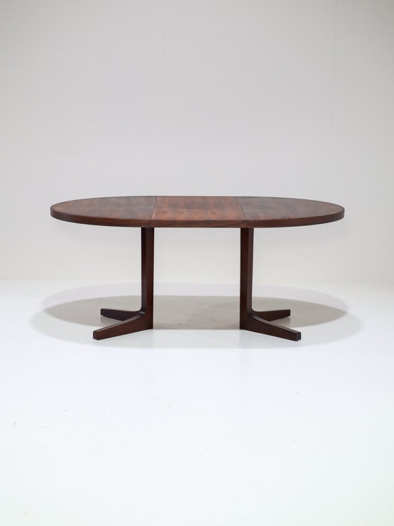 Image 1 of Uitschuifbare eettafel palissander Deens 1960s