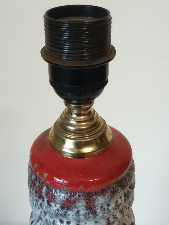 Image 1 of Fette Lava-Keramik-Lampe