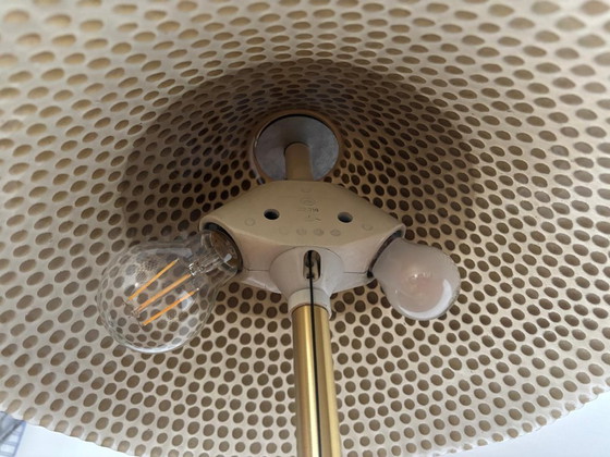 Image 1 of Grande lampe de table en verre et laiton de Peill & Putzler, années 1970