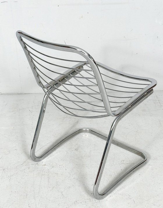 Image 1 of Set di 4 sedie a sbalzo disegnate da Gastone Rinaldi per Rima, modello: 'Sabrina', anni '70, Italia.