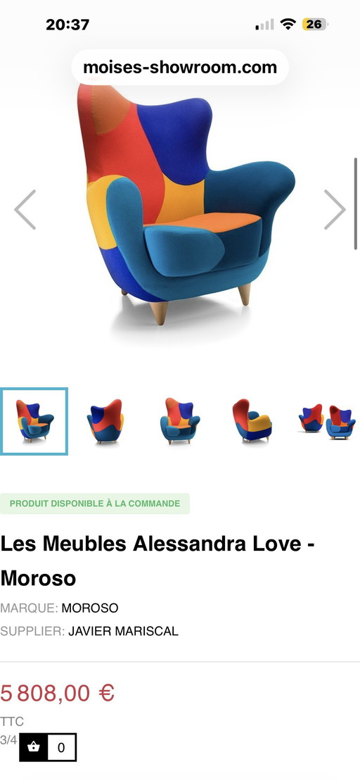 Sillón MOROSO