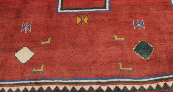 Image 1 of Original Persian carpet Gabbeh Ghashghai oriental carpet 208 cm x 195 cm old natural