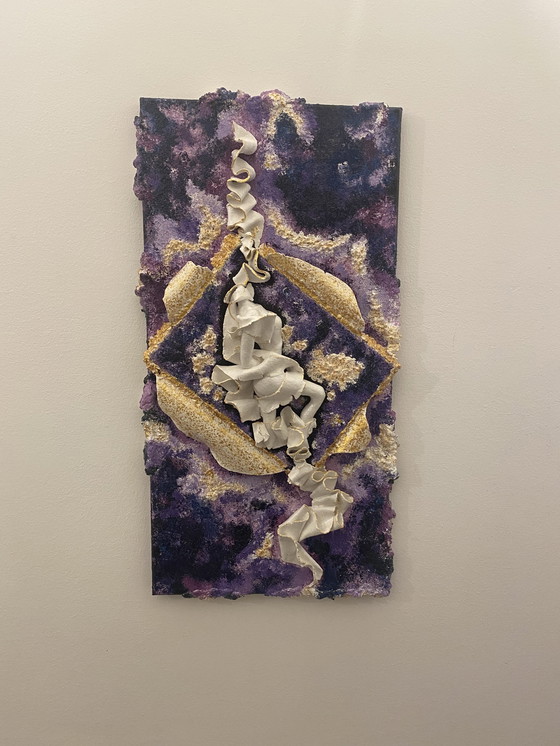 Image 1 of Gemälde „Die Entfaltung“ Técnica mixta 60x30cm