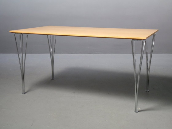 1X Arne Jacobsen per Fritz Hansen B437 – Tavoli da pranzo, Legno (photo 2 of 5)