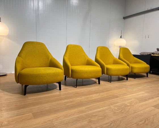 Image 1 of Sillón Leolux Jill amarillo (4 unidades) en perfecto estado.