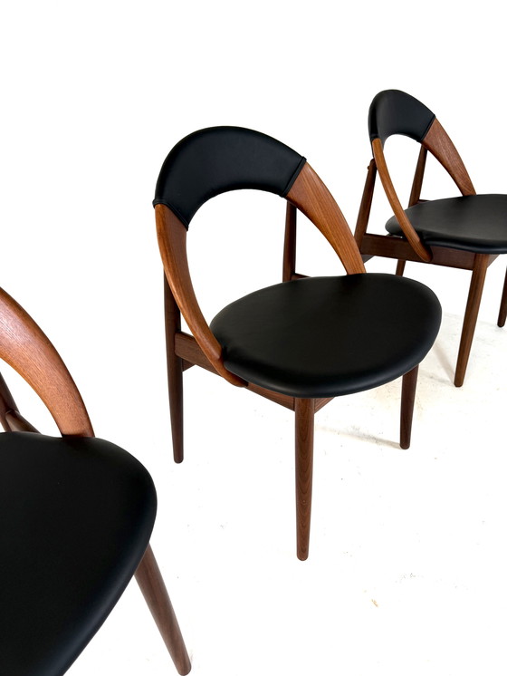 Image 1 of 4x gerestaureerde eetkamerstoel, Arne Hovmand Olsen ‘60