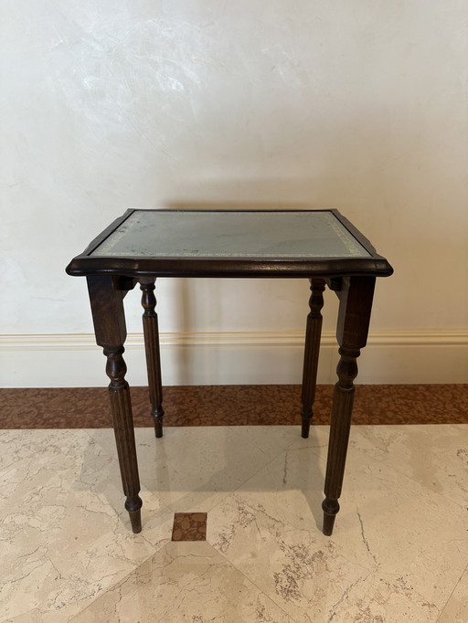 Petite table d’appoint vintage en bois