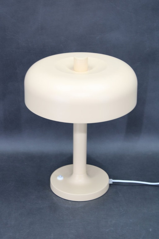 Josef Hurka Napako Mid Century Beige Table Lamp 1970s