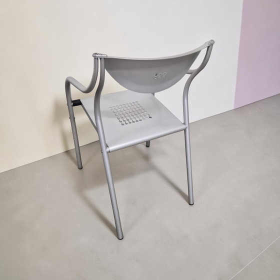 Poltrona di design in alluminio, Paolo Parigi modello 999, anni '90 – Sedie da pranzo, Metal (photo 6 of 11)