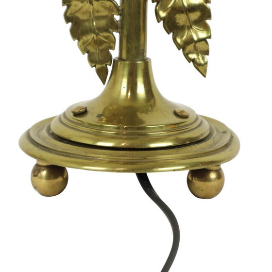 Image 1 of Floral Table Lamp Art Nouveau Style