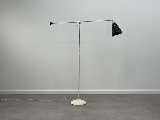 Image 1 of Lampadaire vintage Wim Rietveld modèle 6322 pour Gispen