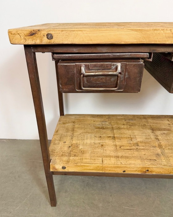 Image 1 of Vintage Industrial Worktable, 1960s