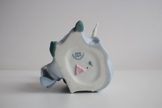 Image 1 of Statuetta di donna in porcellana vintage di Royal Dux, Boemia, anni '60.