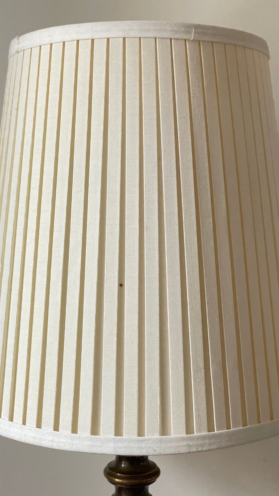 Image 1 of Stahl- und Messinglampe aus den 1970er Jahren