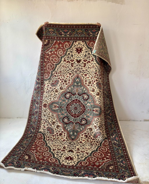 Perzisch Tapijt Handgeknoopt Oosters Tapijt Tabriz 200 x 300 cm