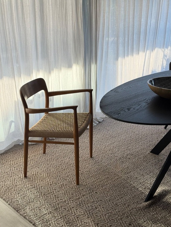 Image 1 of Niels O. Møller Chair Model 56 in Oak, 1960s Denmark