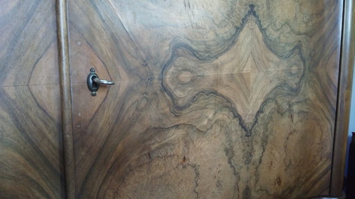 Buffet with root pattern, walnut