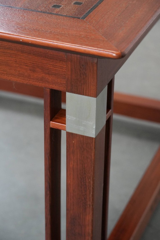 Image 1 of Square Art Deco Schuitema design side/coffee table from the Decoforma series