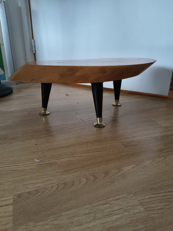 Image 1 of Table d'appoint vintage style tronc d'arbre, design Aubock