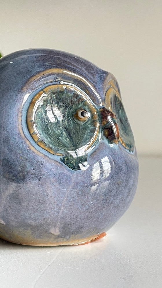 Image 1 of Vintage Handmade Ceramic Owl