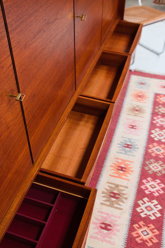 Image 1 of Vintage Teak Highboard Sideboard Midcentury Danish