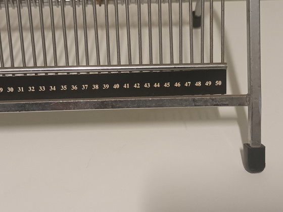 Image 1 of présentoir à disques vinyles vintage