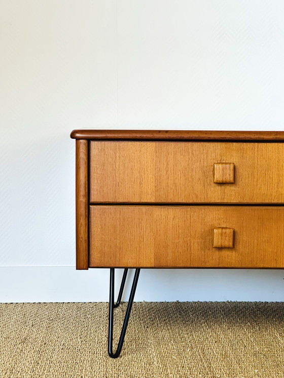 Image 1 of Scandinavisch dressoir van teakhout, 1960