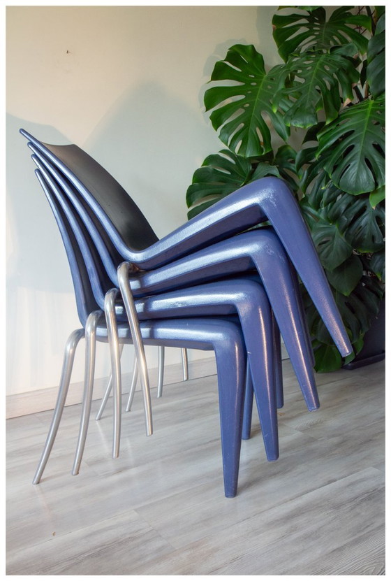 Image 1 of Set of 4 P.Starck chairs, VITRA edition, 1992