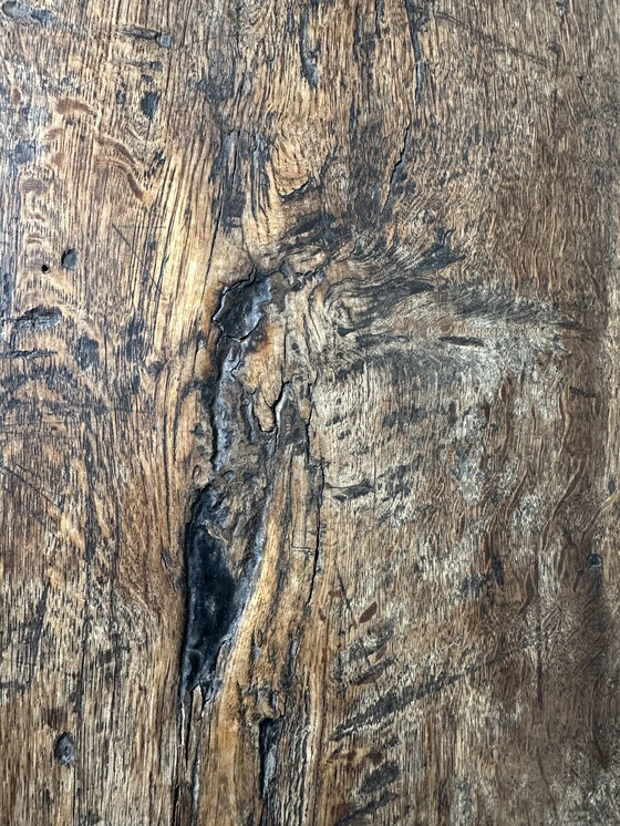 Image 1 of Antigua mesa auxiliar española - Siglo XIX