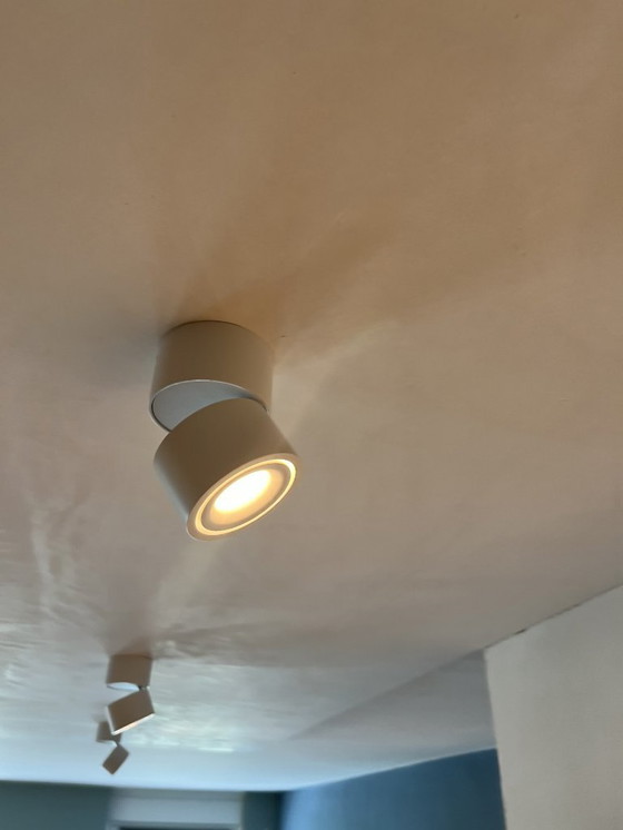 Image 1 of 8 x Paulmann Spircle LED surface-mounted spotlight, frosted white