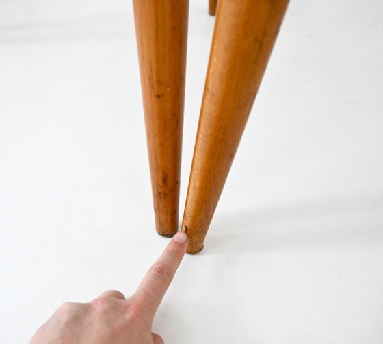 Set da pranzo Heart di Hans J. Wegner per Fritz Hansen, anni '50 – Legno (photo 14 of 15)