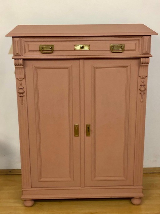 Traumhaftes Gründerzeit Vertiko / Kommode um 1880 à Altrosa