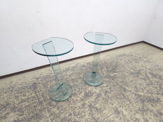 Image 1 of Table d'appoint en verre Tonelli Designer Table basse