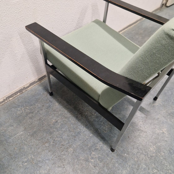 Gispen 1424 André Cordemeyer Design Sillón – Sillones, Wool, Metal (photo 12 of 15)
