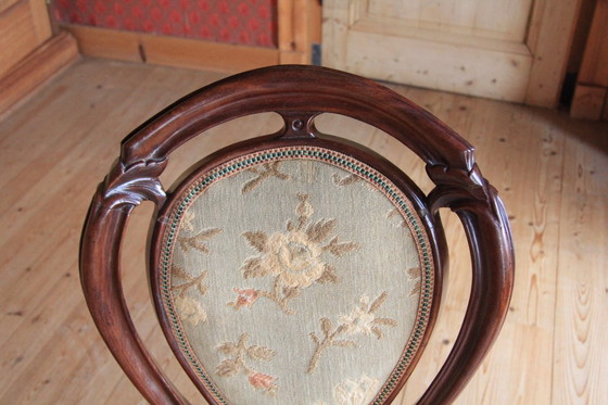 Image 1 of affascinante sedia barocca antica louis seize