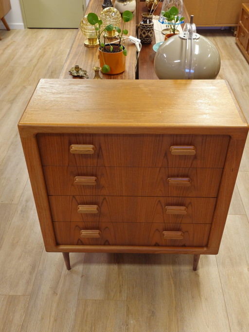 Vintage Silkeborg Danish Drawer Cabinet Wardrobe