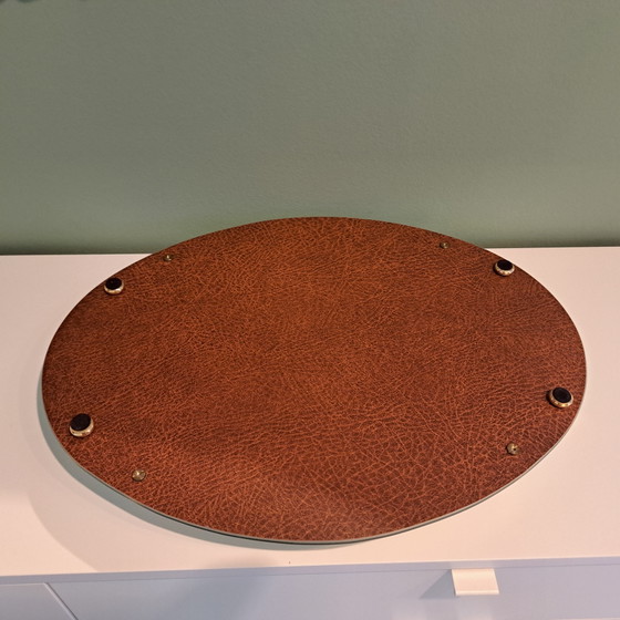 Dimart Milano Vassoio Specchio Dorato 24K – Hollywood Regency – Italia Anni '80 – Accessori da tavola (photo 8 of 13)